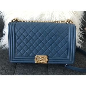 SOLD CHANEL Boy Bag Caviar New Medium